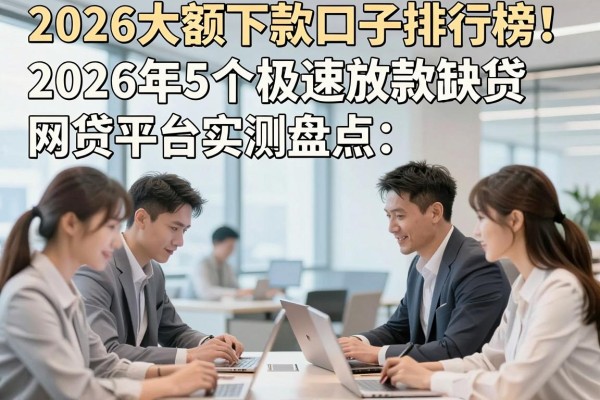 2026大额下款口子排行榜!2026年5个极速放款网贷平台实测盘点,缺钱速看