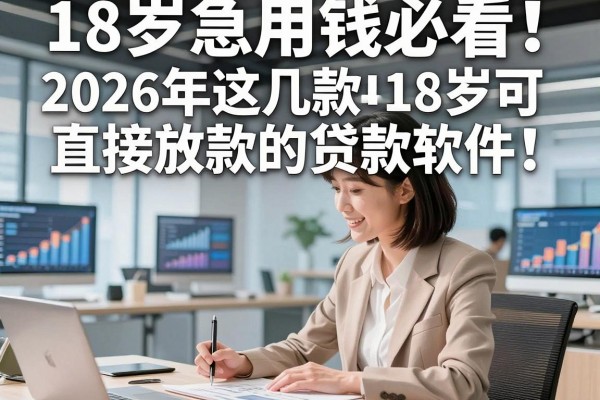 18岁急用钱必看!2026年这几款18岁可直接放款的贷款软件,轻松应对临时需求