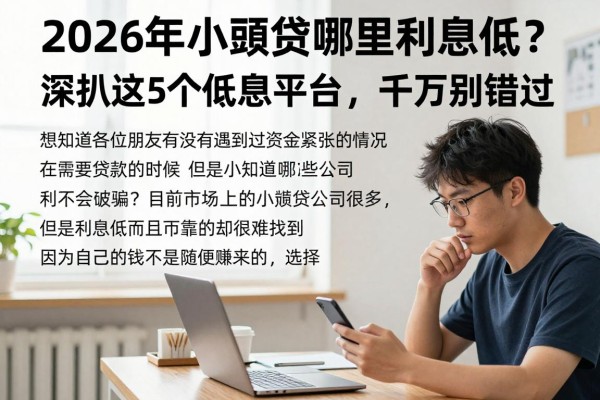 2026年小额贷哪里利息低?深扒这5个低息平台,千万别错过!