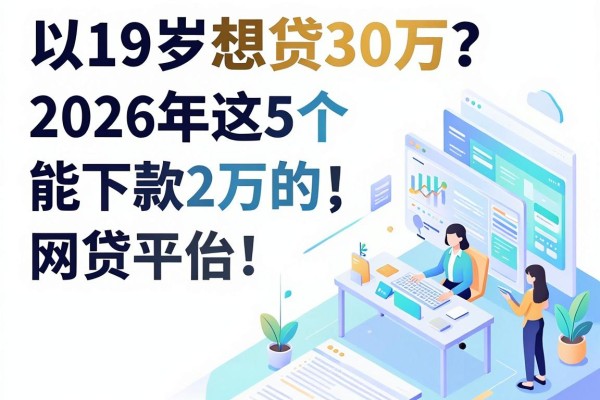 19岁想贷30万?2026年这5个能下款2万的网贷平台必看!