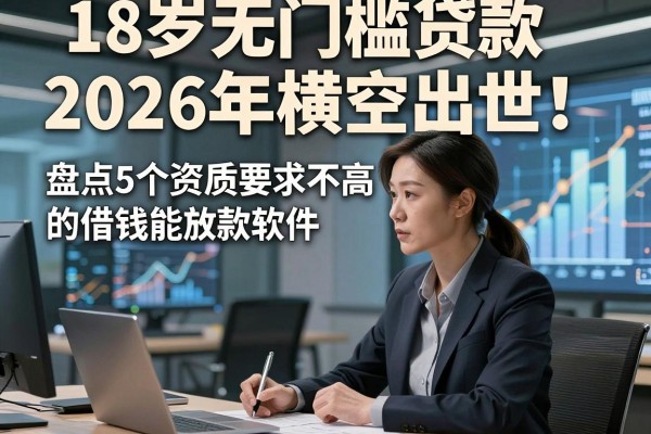 18岁无门槛贷款2026年横空出世!盘点5个资质要求不高的借钱能放款软件