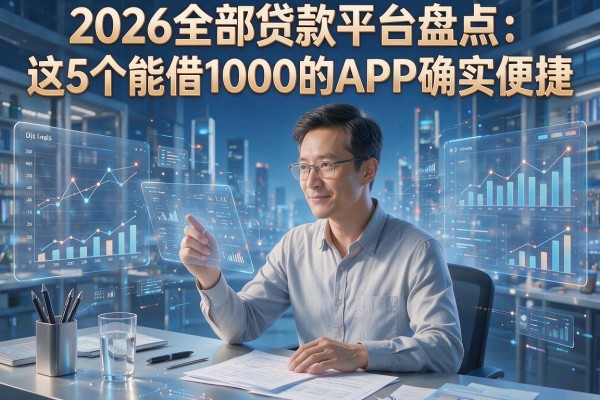 2026全部贷款平台盘点：这5个能借1000的APP确实便捷