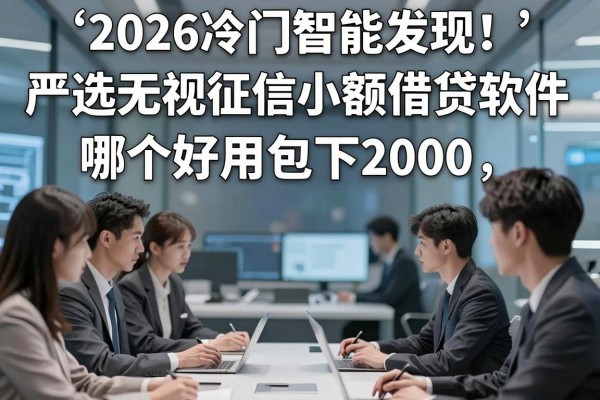 2026冷门智能发现！严选无视征信小额借贷软件，哪个好用包下2000？