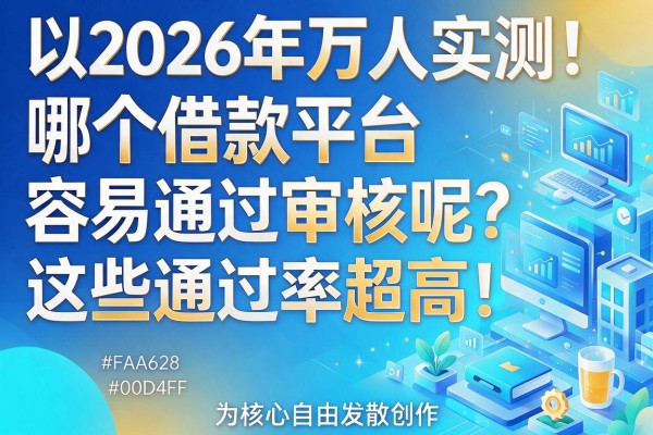 2026年万人实测！哪个借款平台容易通过审核呢？这些通过率超高！