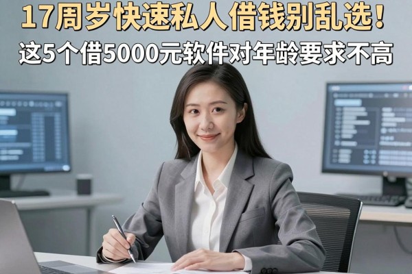 17周岁快速私人借钱别乱选!这5个借5000元软件对年龄要求不高