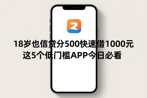 18岁也能贷！芝麻信用分500快速借1000元，这5个低门槛APP今日必看