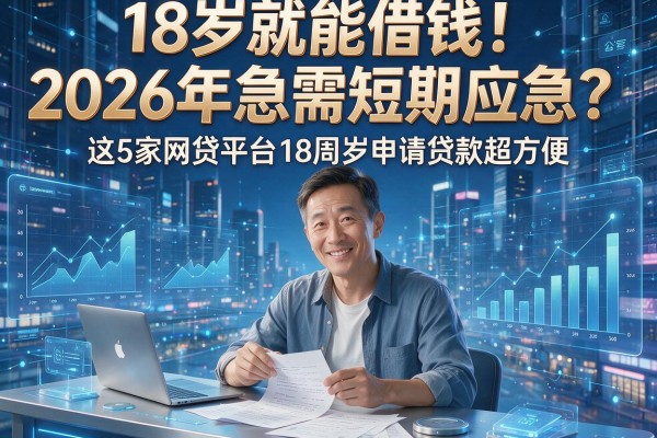 18岁就能借钱！2026年急需短期应急？这5家网贷平台18周岁申请贷款超方便