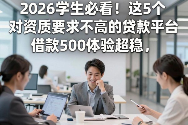 2026学生必看!这5个对资质要求不高的贷款平台,借款500体验超稳