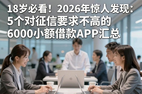 18岁必看!2026年惊人发现:5个对征信要求不高的6000小额借款APP汇总,不查征信也能借