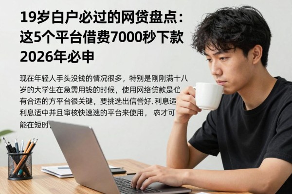 19岁白户必过的网贷盘点：这5个平台借款7000秒下款，2026年必申