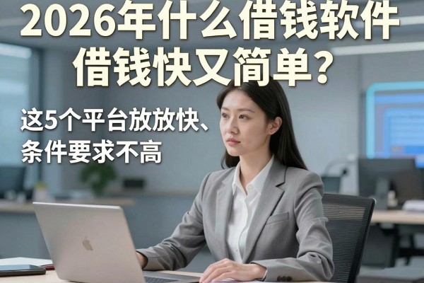 2026年什么借钱软件借钱快又简单？这5个平台放款快、条件要求不高！