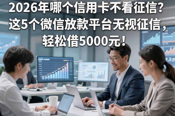 2026年哪个信用卡不看征信?这5个微信放款平台无视征信,轻松借5000元!