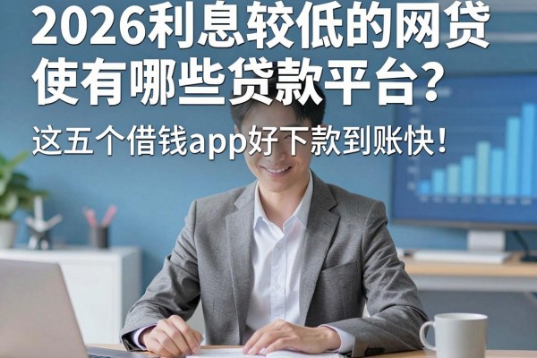 2026利息较低的网贷有哪些贷款平台?这五个借钱app好下款到账快!