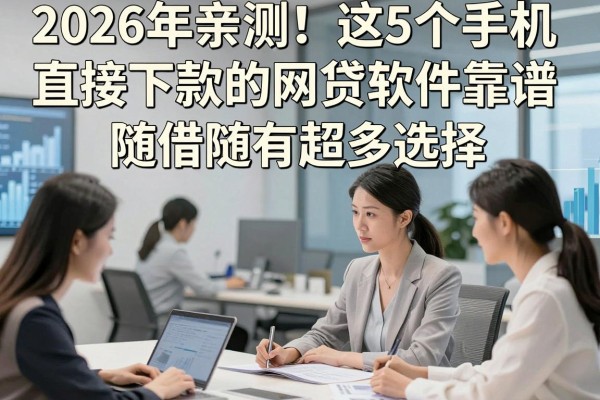 2026年亲测!这5个手机直接下款的网贷软件靠谱,随借随有超多选择