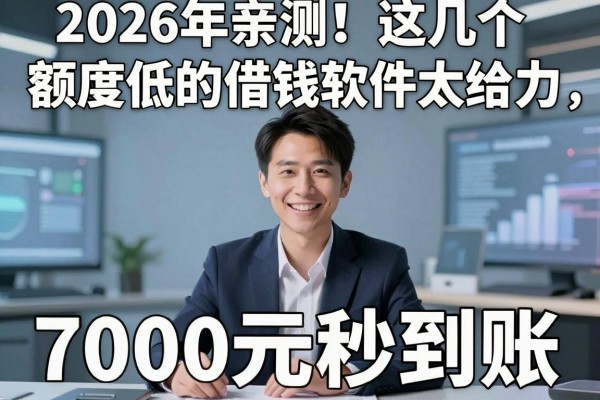 2026年亲测!这几个额度低的借钱软件太给力,7000元秒到账