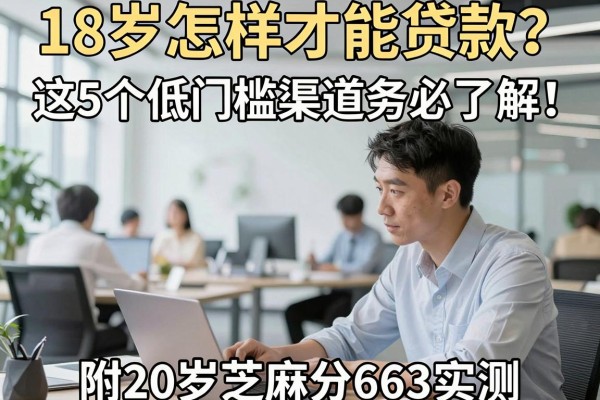 18岁怎样才能贷款？这5个低门槛渠道务必了解！附20岁芝麻分663实测