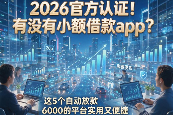 2026官方认证！有没有小额借款app？这5个自动放款6000的平台实用又便捷
