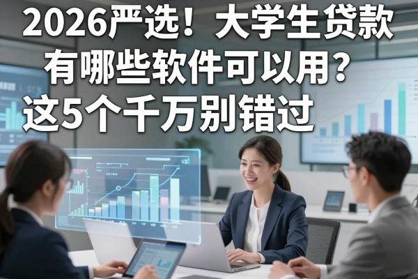 2026严选！大学生贷款有哪些软件可以用？这5个千万别错过！