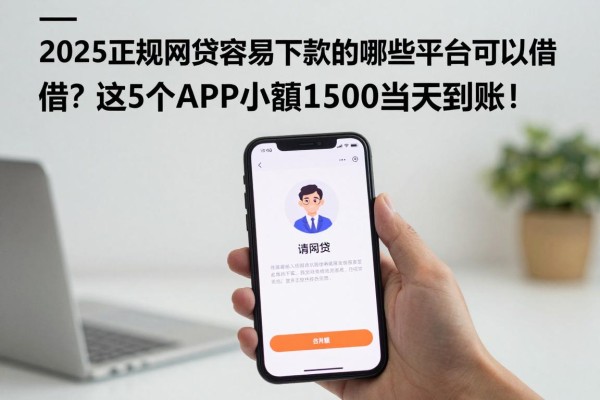 2025正规网贷容易下款的有哪些平台可以借？这5个APP小额1500当天到账！