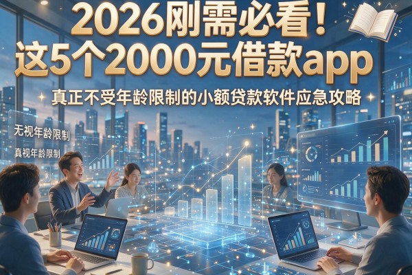 2026刚需必看！这5个2000元借款app无视年龄限制，真正不受年龄限制的小额贷款软件应急攻略
