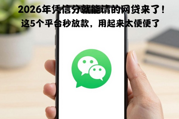 2026年凭微信分就能申请的网贷来了!这5个平台秒放款,用起来太简便了