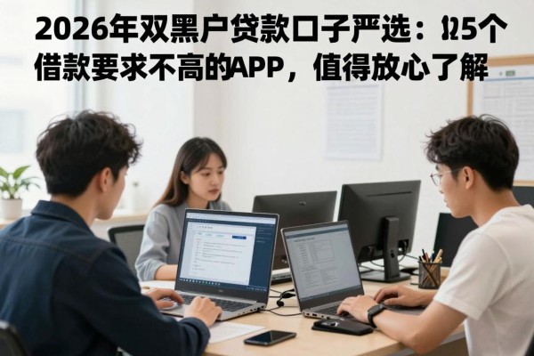 2026年双黑户贷款口子严选:这5个借款要求不高的APP,值得放心了解