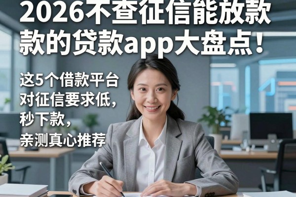 2026不查征信能放款的贷款app大盘点!这5个借款平台对征信要求低、秒下款,亲测真心推荐