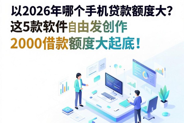 2026年哪个手机贷款额度大？这5款软件2000借款额度大起底！
