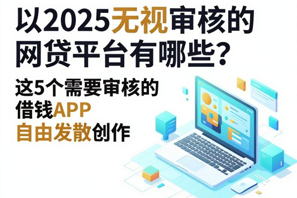 2025无视审核的网贷平台有哪些?这5个不需要审核的借钱APP稳下款
