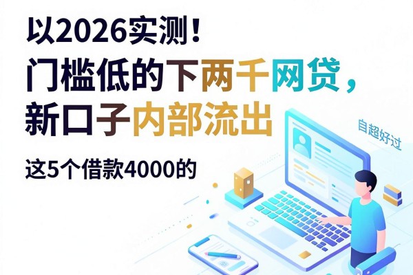 2026实测！门槛低的下两千网贷新口子内部流出，这5个借款4000的平台也超好过
