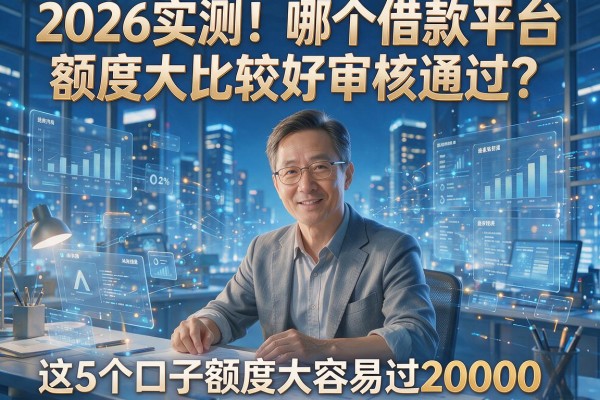 2026实测！哪个借款平台额度大比较好审核通过？这5个口子额度大容易过20000