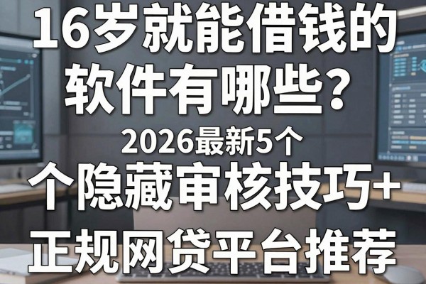 16岁就能借钱的软件有哪些？2026最新5个隐藏审核技巧+正规网贷平台推荐