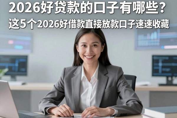 2026好贷款的口子有哪些?这5个2026好借款直接放款口子速速收藏!