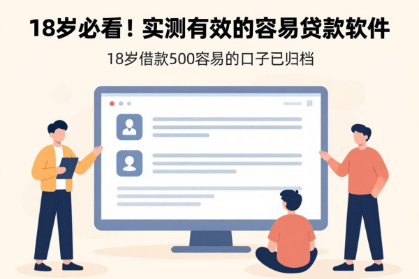 18岁必看！2026年前实测有效的容易贷款软件，这些18岁借款500容易的口子已归档