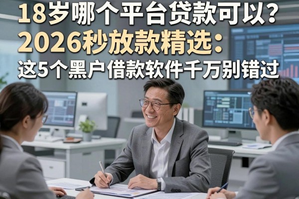 18岁哪个平台贷款可以?2026秒放款精选,这5个黑户借款软件千万别错过!