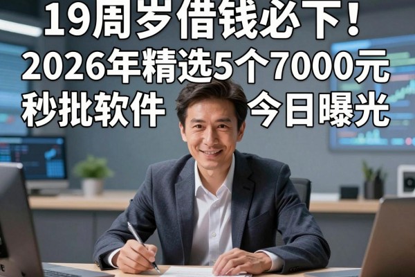 19周岁借钱必下！2026年精选5个7000元秒批软件今日曝光