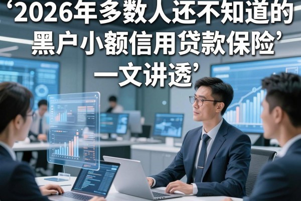 2026年多数人还不知道的黑户小额信用贷款保险，一文讲透！