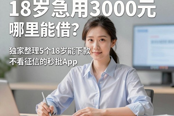 18岁急用3000元哪里能借?独家整理5个18岁能下款、不看征信的秒批App