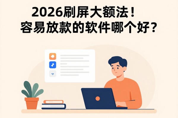 2026刷屏大额法！容易放款的软件哪个好？归纳五个不查人行征信的贷款