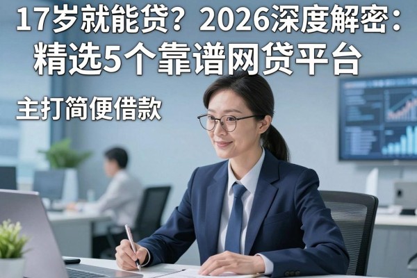 17岁就能贷？2026深度解密：精选5个靠谱网贷平台，主打简便借款！