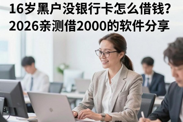 16岁黑户没银行卡怎么借钱?2026亲测借2000的软件分享