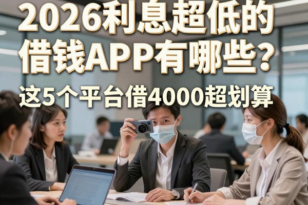 2026利息超低的借钱APP有哪些?这5个平台借4000超划算