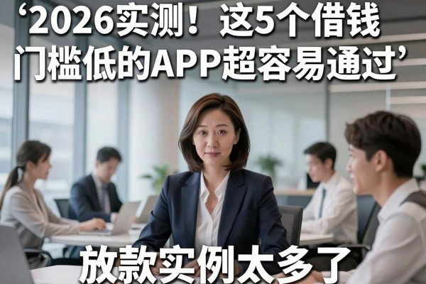 2026实测!这5个借钱门槛低的APP超容易通过,放款实例太多了