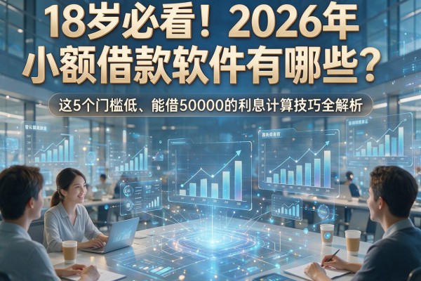 18岁必看！2026年小额借款软件有哪些？这5个门槛低、能借50000的利息计算技巧全解析