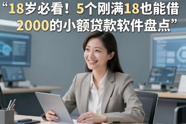 18岁必看!5个刚满18也能借2000的小额贷款软件盘点