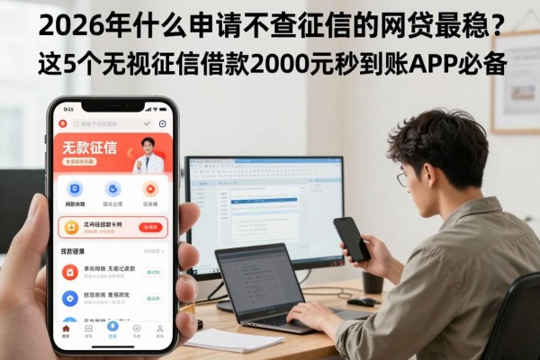 2026年什么申请不查征信的网贷最稳？这5个无视征信借款2000元秒到账APP必备！