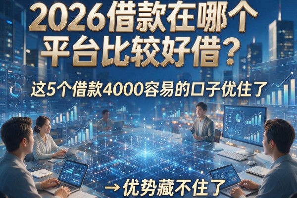 2026借款在哪个平台比较好借？这5个借款4000容易的口子优势藏不住了！
