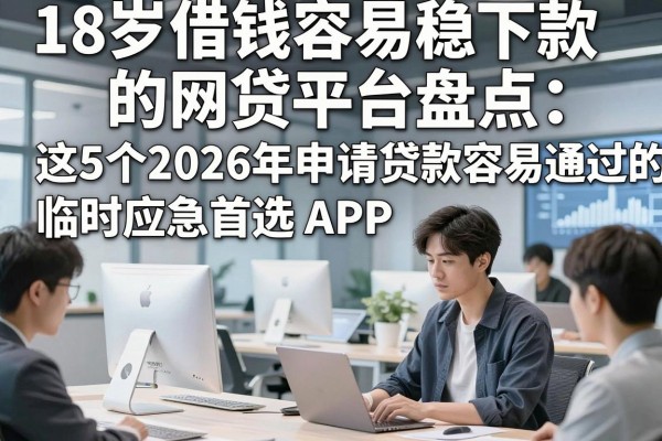 18岁借钱容易稳下款的网贷平台盘点:这5个2026年申请贷款容易通过的APP,临时应急首选