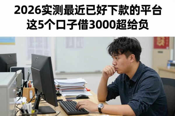 2026实测最近比较好下款的平台，这5个口子借3000超给力