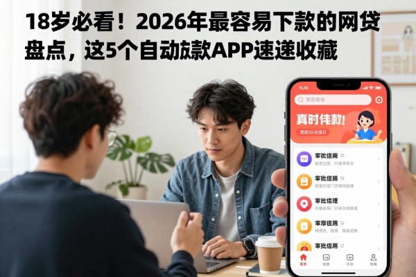 18岁必看！2026年最容易下款的网贷盘点，这5个自动放款APP速速收藏